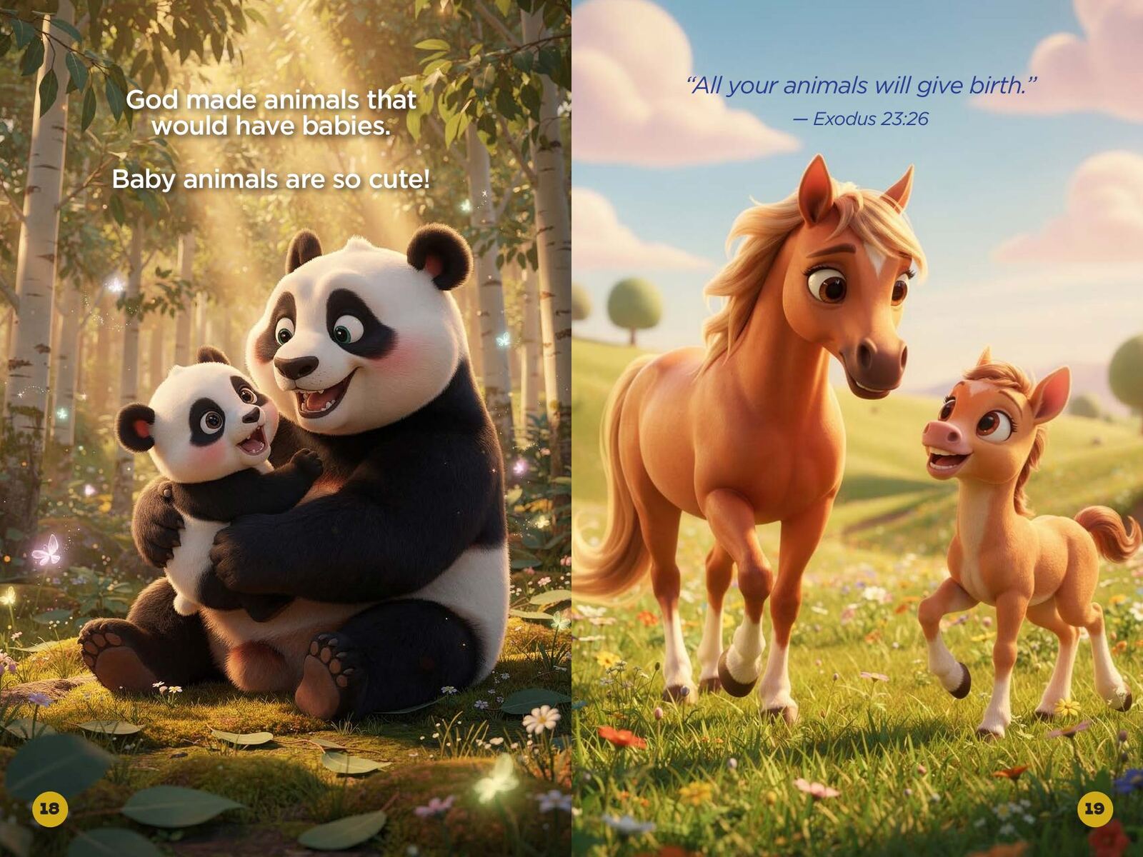 Why Did God Make Plants and Animals?: page spread 6 from inside the book