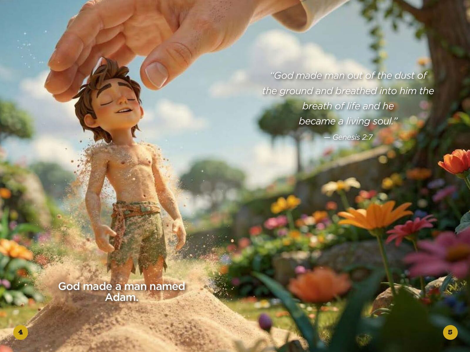 Why Did God Make People?: page spread 2 from inside the book