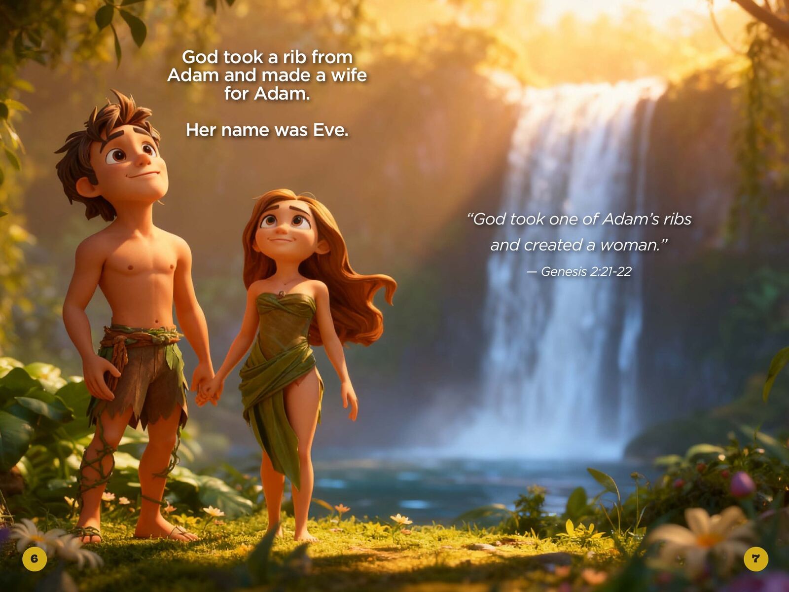Why Did God Make People?: page spread 3 from inside the book