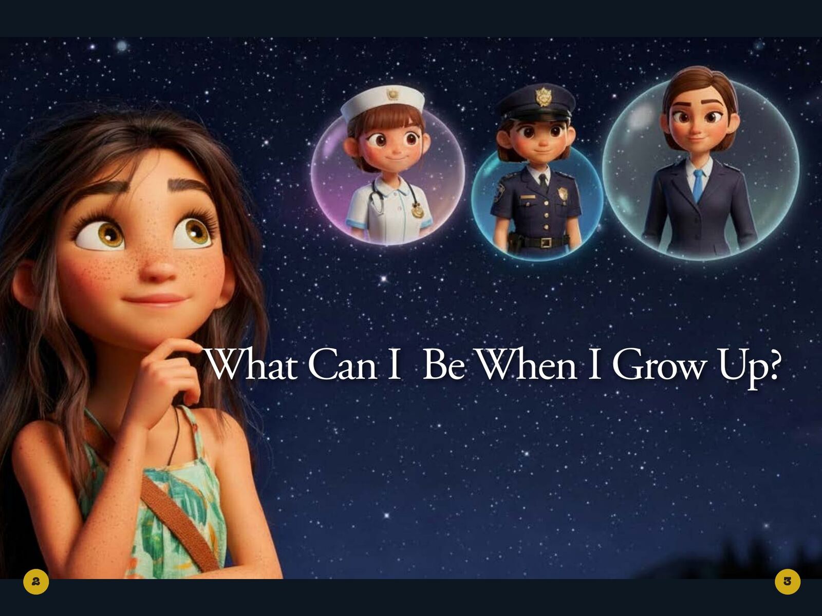 What Can I Be When I Grow Up?: page spread 1 from inside the book