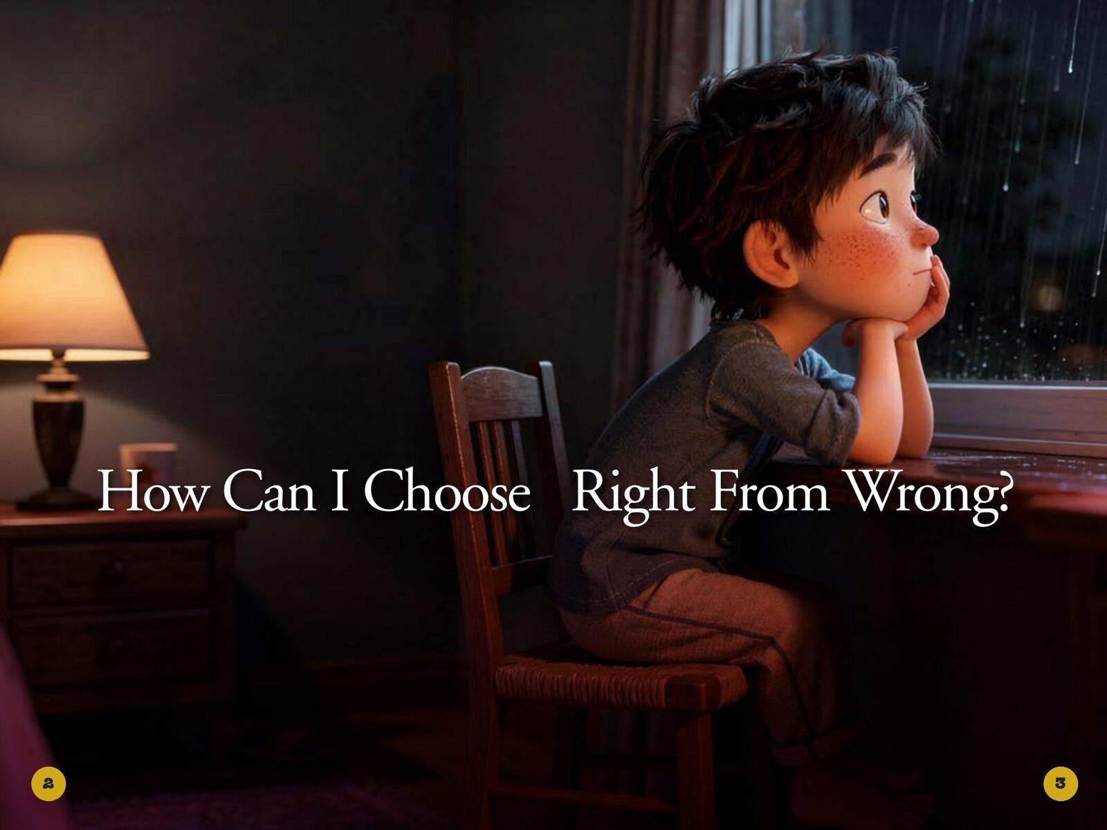 How Can I Choose Right From Wrong?: page spread 1 from inside the book